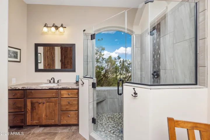 Shower with forever views