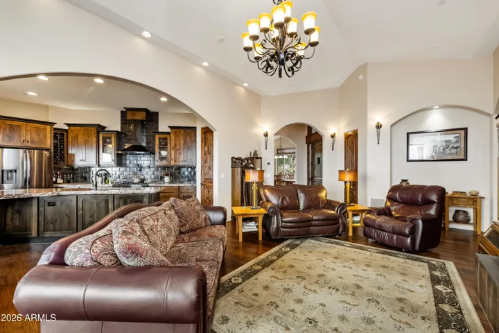 Open concept living area