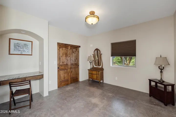 Includes built-in writing desk