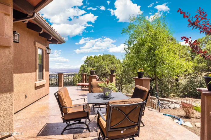 Extra seating with views of the city