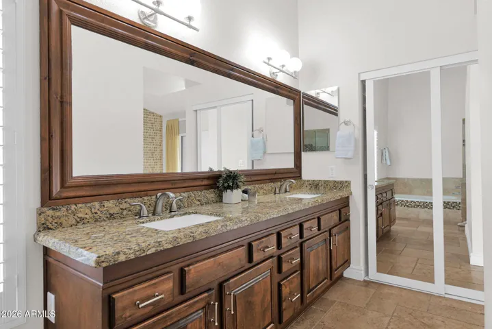 Large double vanity