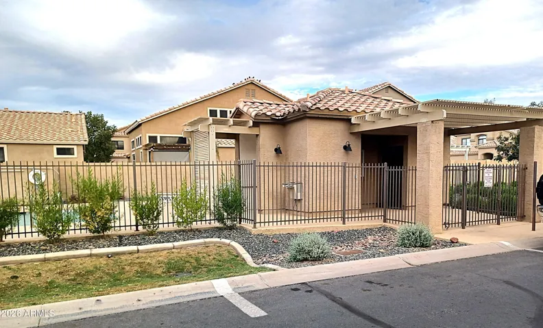 Community fenced pool & spa area