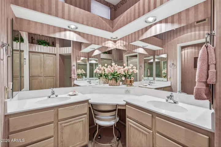 No fighting for sink and counter space here!