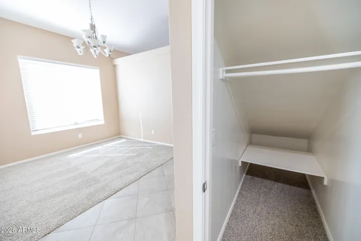 Under stairs closet