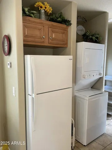 Included: Frig and Washer/Dryer