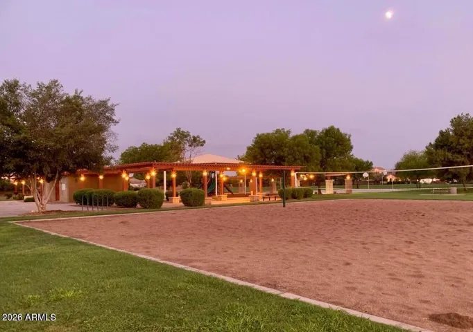 Sand Volleyball Courts and Playground