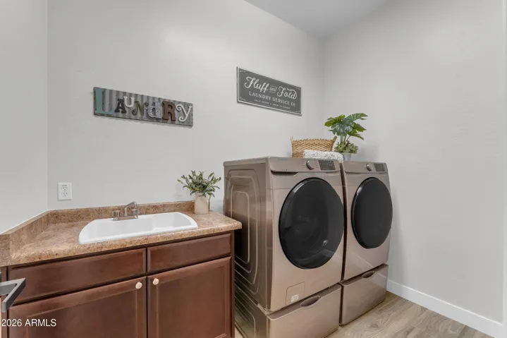 and built in cabinets.