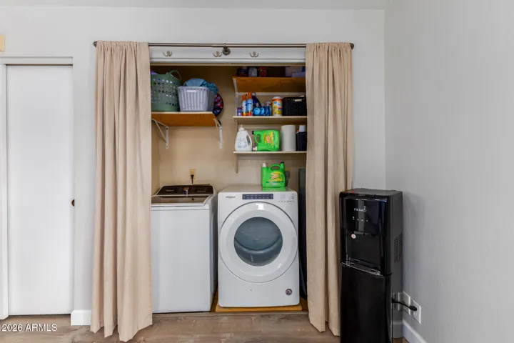 Inside laundry