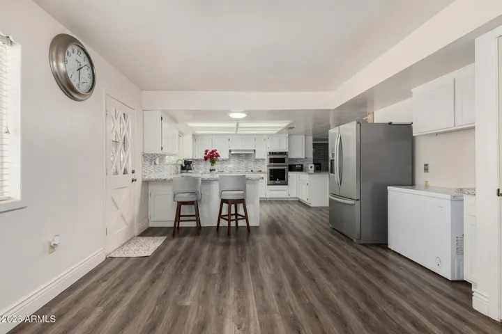 Another view of kitchen dining