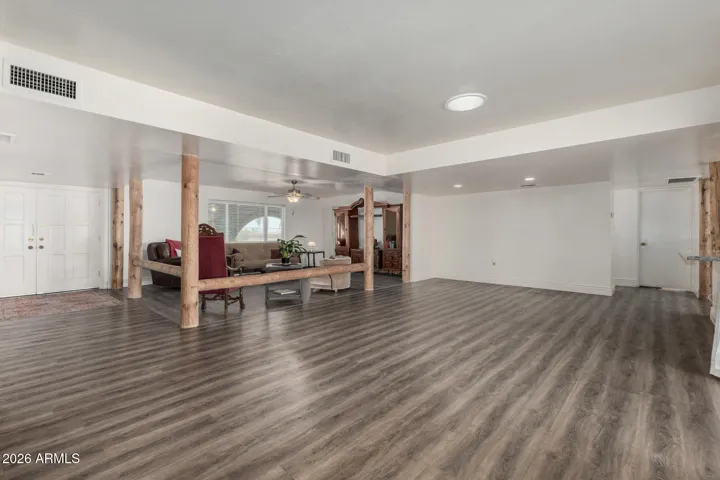 Living Room & Dining Room open to family room