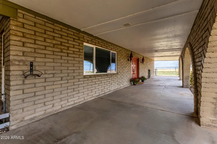 Another view of front patio