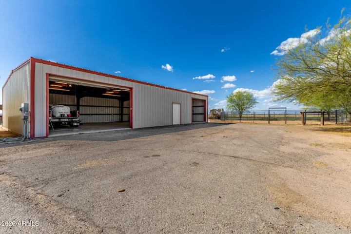 Shop with Large Doors Open