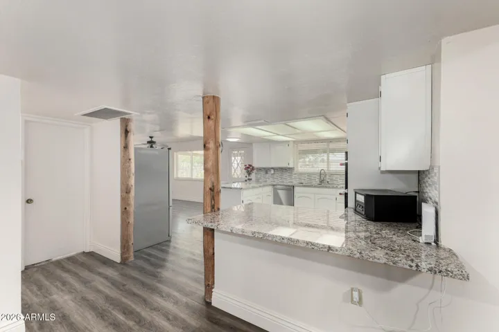 Kitchen entrance from Dining Room