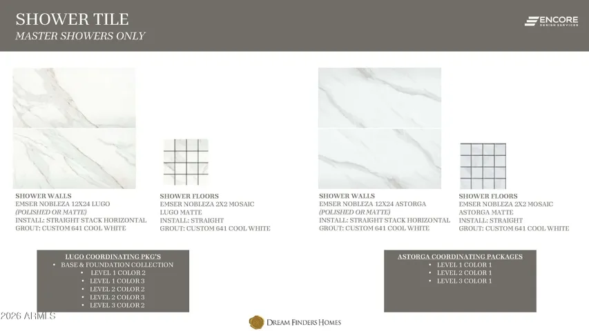 Primary Shower tiles