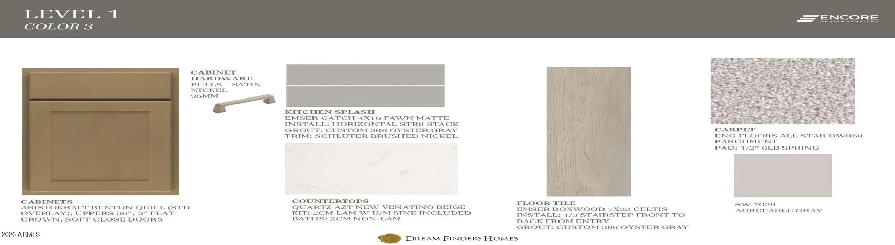 Warm interior finishes