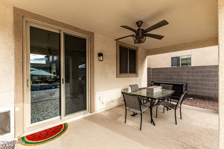 Covered patio