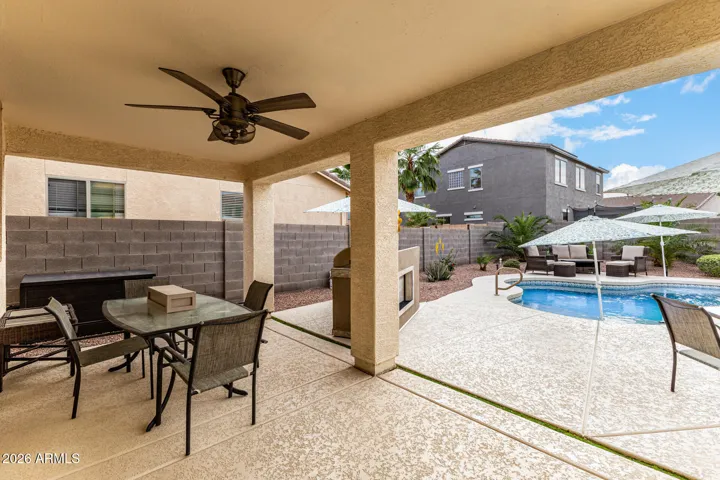 Patio to pool