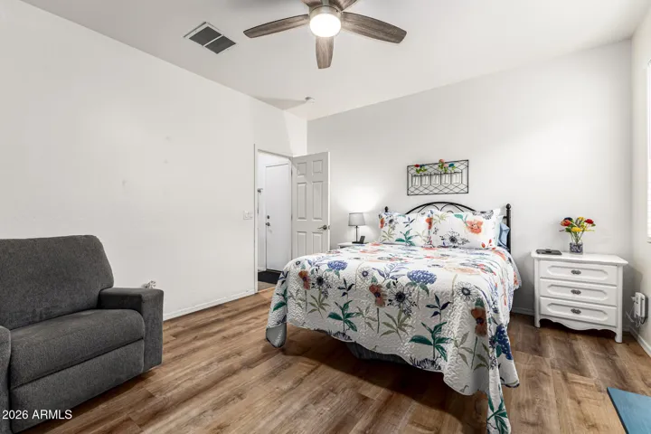 Downstairs guest bedroom