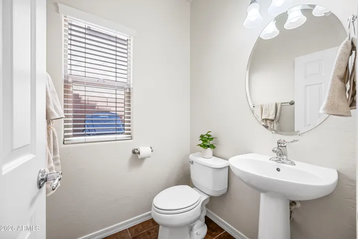 Mian floor half bath