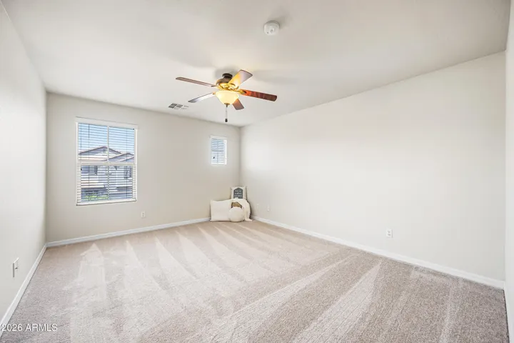 Primary bedroom with view