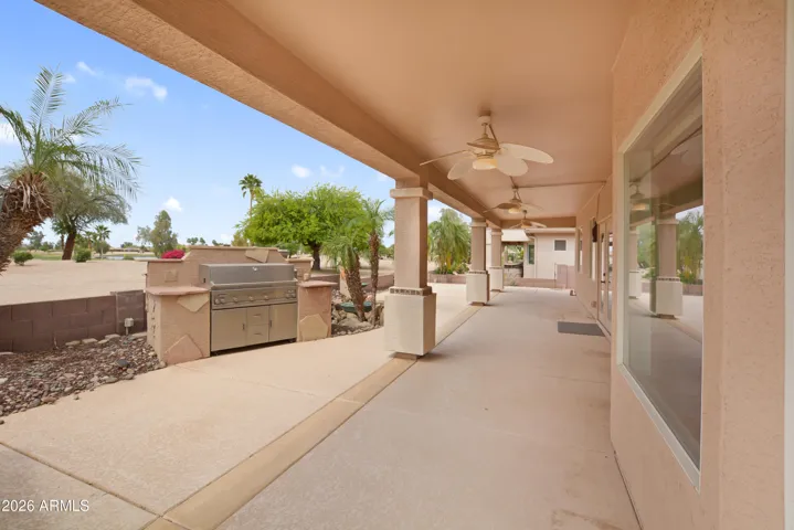 Extended covered patio on GC