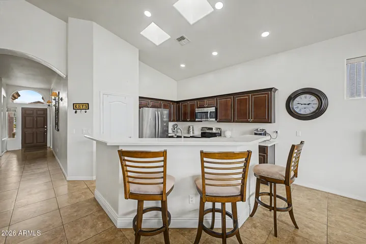 Open spaces, skylights, and generous lighting all round.