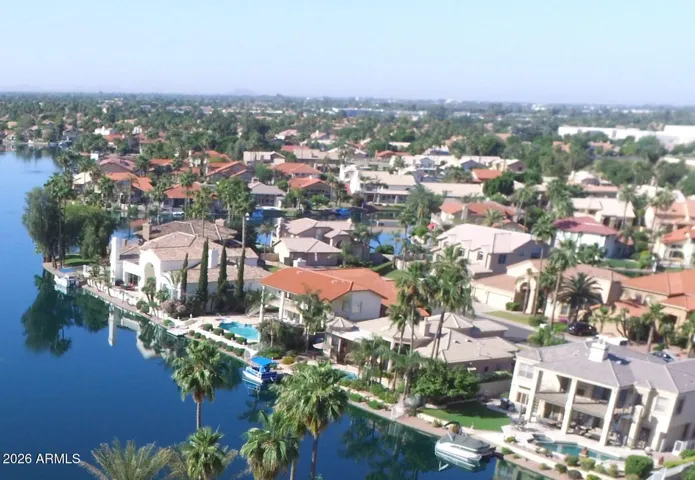 Bird's eye view of the community.