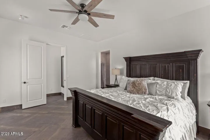 MASTER BEDROOM, SITTING AREA, SEP ENTRY TO BACKYARD,