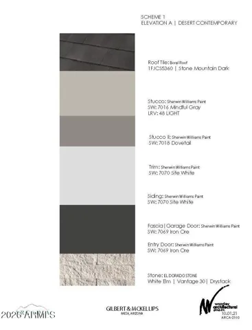 Exterior Colors and materials
