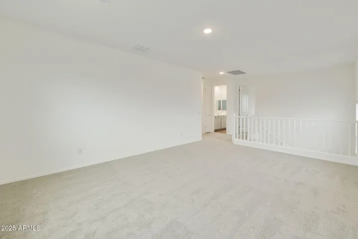LARGE LOFT UPSTAIRS. PERFECT FOR THE SECOND LIVING AREA