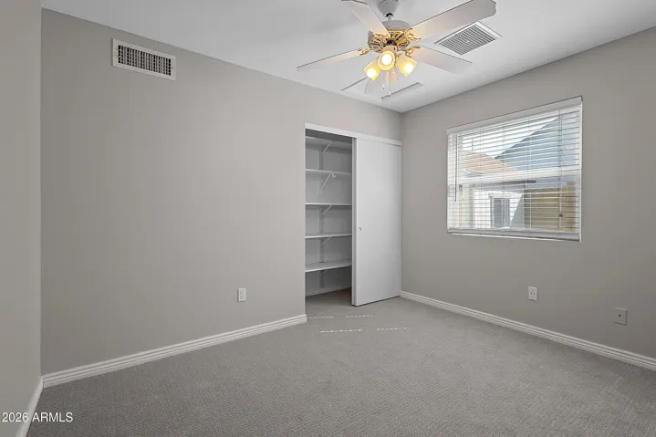 Additional bedroom with ample storage