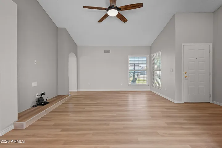 Bright, open living space perfect for relaxing or entertaining.