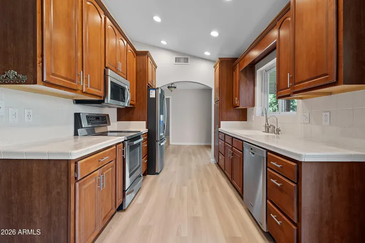 Chef-inspired kitchen with rich cabinetry