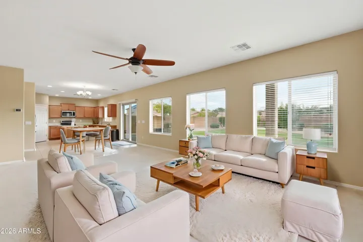 Great room, Eat in Kitchen Virtual staging