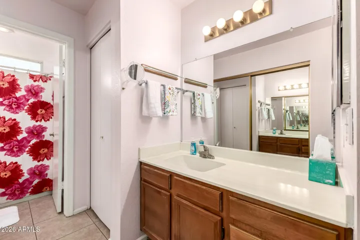Master Bathroom and Leads to Private Bath and toilet