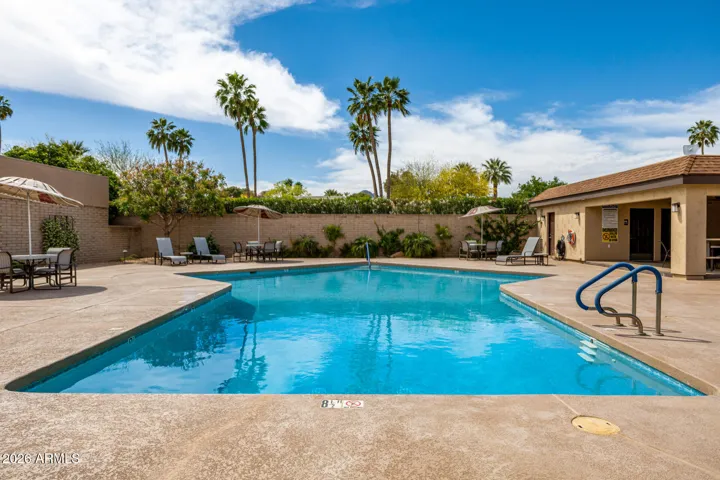 2nd pool directly across from subject property