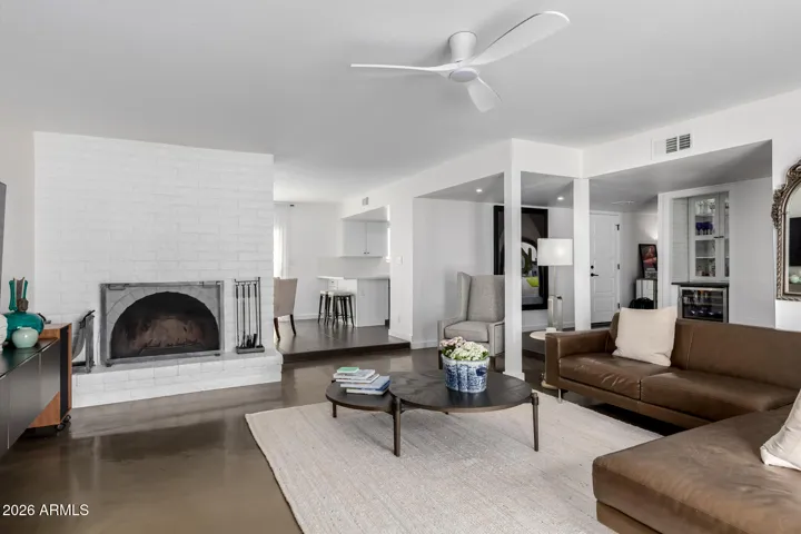 Great room towards kitchen