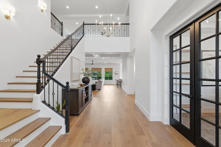Staircase to office