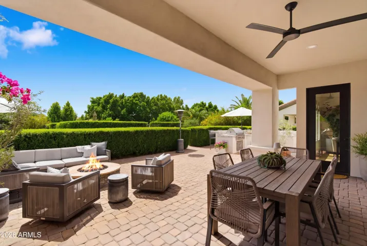 Covered patio
