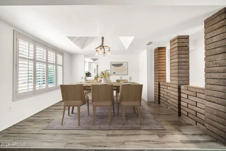 Virtually Staged Formal Dining