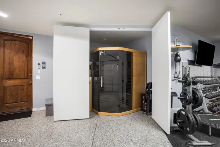 Sauna in Garage