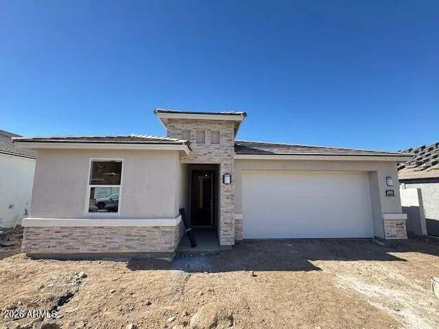 Photo of actual home under construction