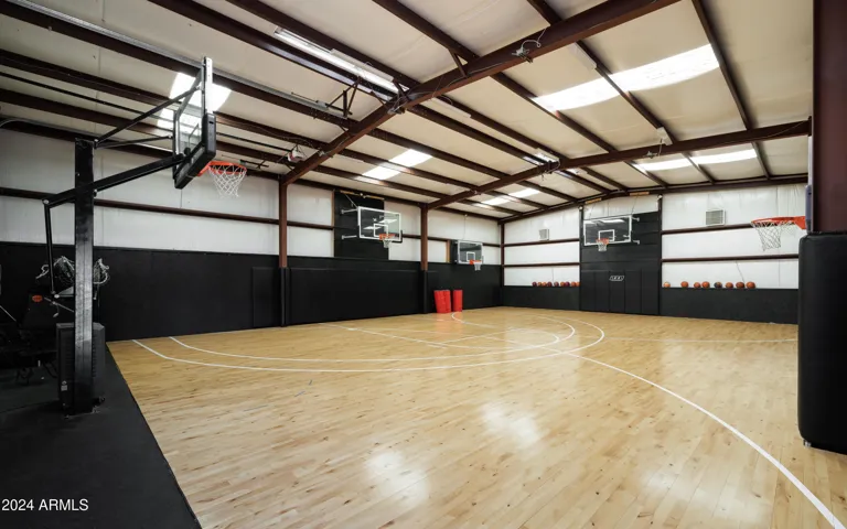 detached 2400 sqft indoor basketball court