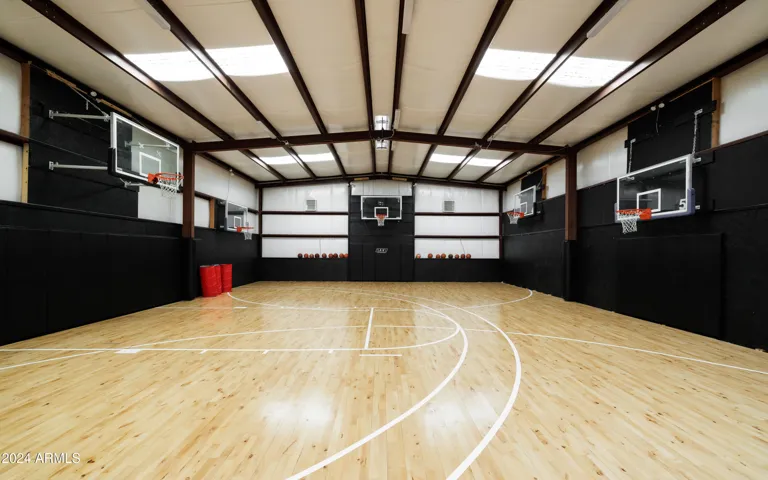 detached 2400 sqft indoor basketball court