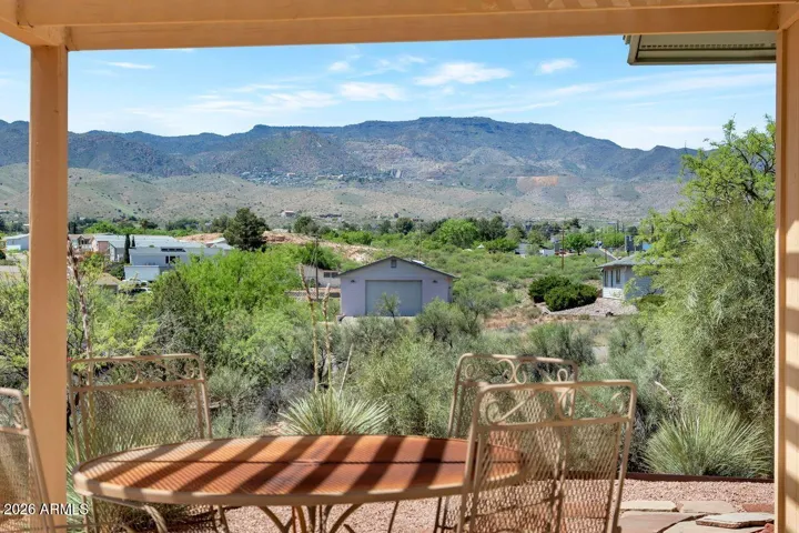 Nice open patio off dining room with gazebo