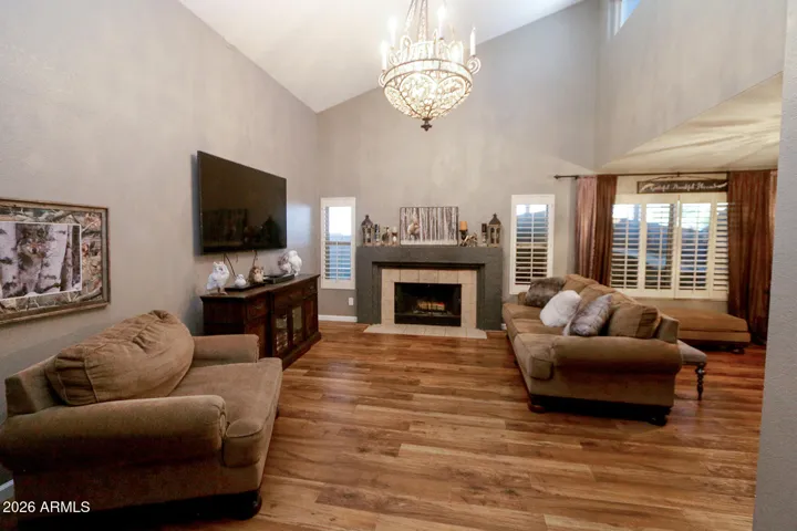 Enjoy gathering around the fireplace, relaxing with a book or great conversations with family and friends.