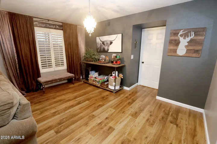 Use the space for a dining table or bring your pool table.