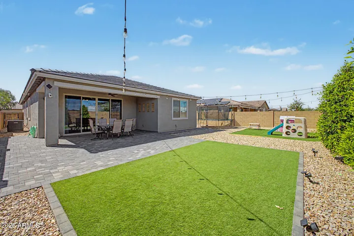 EAST FACING BACKYARD