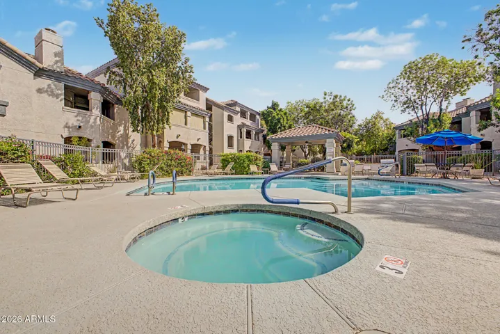 Each pool has a spa as well!