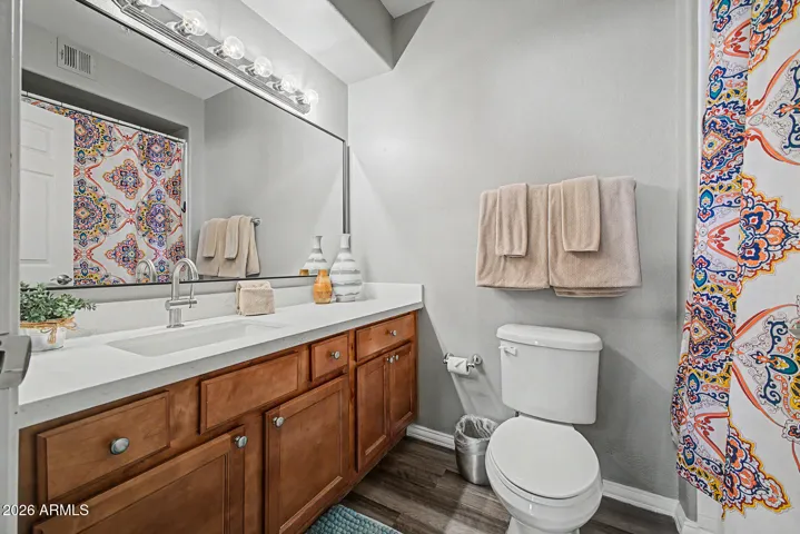 With New granite counter, sink, and faucet!